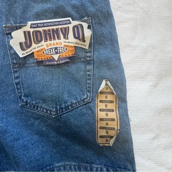 Jonny Q Vintage Casual Blue Denim Romper size medium - Picture 3 of 10